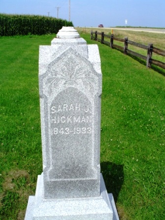 HICKMAN, SARAH J - Jones County, Iowa | SARAH J HICKMAN 