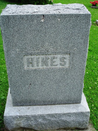 HINES, FAMILY HEADSTONE - Jones County, Iowa | FAMILY HEADSTONE HINES 