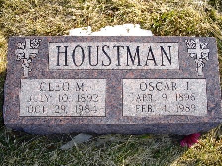 HOUSTMAN, OSCAR J - Jones County, Iowa | OSCAR J HOUSTMAN 