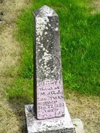 HOUSTMAN, MERDY E - Jones County, Iowa | MERDY E HOUSTMAN 