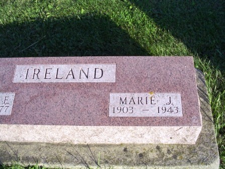 IRELAND, MARIE J. - Jones County, Iowa | MARIE J. IRELAND 