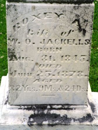 JACKELLS, ROXEY A - Jones County, Iowa | ROXEY A JACKELLS 