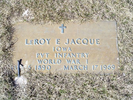 JACQUE, LEROY E - Jones County, Iowa | LEROY E JACQUE 