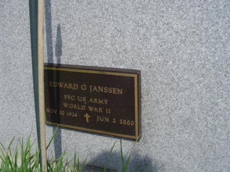 JANSSEN, EDWARD G - Jones County, Iowa | EDWARD G JANSSEN 