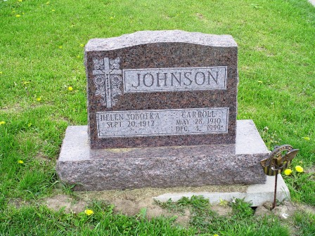 SOBOTKA JOHNSON, HELEN - Jones County, Iowa | HELEN SOBOTKA JOHNSON 