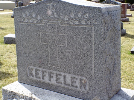 KEFFELER, FAMILY HEADSTONE - Jones County, Iowa | FAMILY HEADSTONE KEFFELER 
