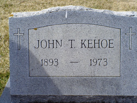 KEHOE, JOHN T - Jones County, Iowa | JOHN T KEHOE 