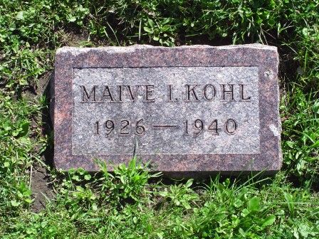 KOHL, MAIVE I - Jones County, Iowa | MAIVE I KOHL 