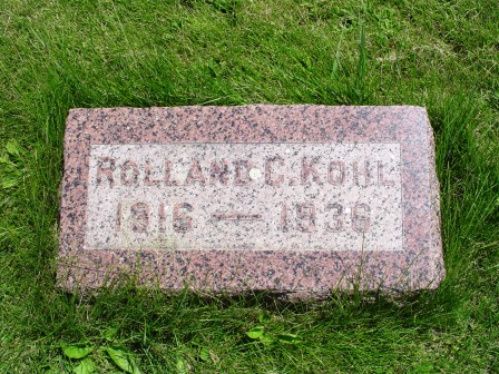 KOHL, ROLLAND C - Jones County, Iowa | ROLLAND C KOHL 