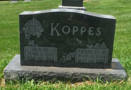 KOPPES, FRANCIS W. - Jones County, Iowa | FRANCIS W. KOPPES 