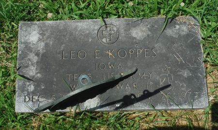 KOPPES, LEO E - Jones County, Iowa | LEO E KOPPES 