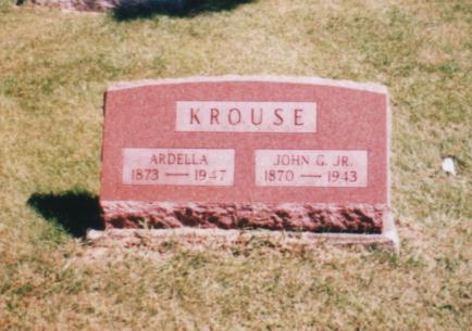WILLIAMSON KROUSE, MARGARET ARDELLA - Jones County, Iowa | MARGARET ARDELLA WILLIAMSON KROUSE 