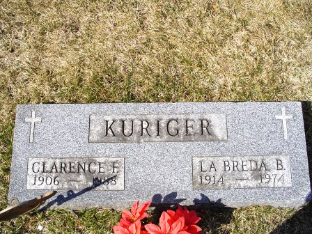 KURIGER, LA BREDA B - Jones County, Iowa | LA BREDA B KURIGER 