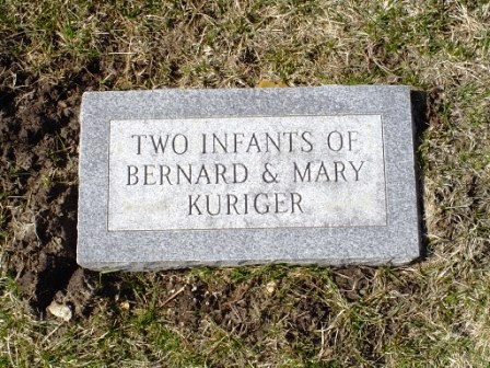 KURIGER, TWO INFANTS - Jones County, Iowa | TWO INFANTS KURIGER 