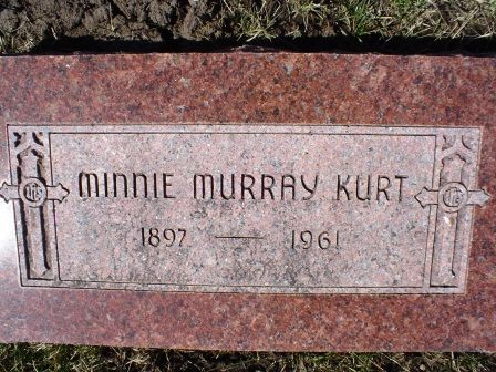 MURRAY KURT, MINNIE - Jones County, Iowa | MINNIE MURRAY KURT 