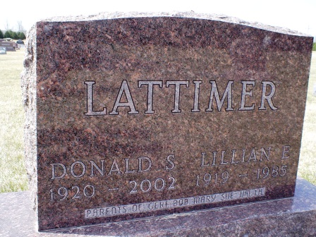 LATTIMER, DONALD S - Jones County, Iowa | DONALD S LATTIMER 