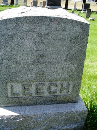 LEECH, MARY E - Jones County, Iowa | MARY E LEECH 