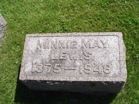 LEWIS, MINNIE MAY - Jones County, Iowa | MINNIE MAY LEWIS 