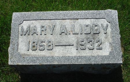 GLEASON LIDDY, MARY A. - Jones County, Iowa | MARY A. GLEASON LIDDY 