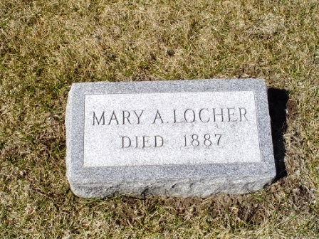 LOCHER, MARY A - Jones County, Iowa | MARY A LOCHER 