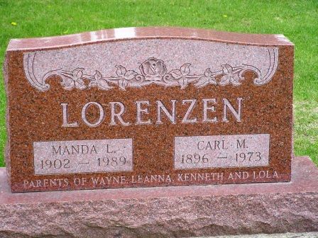 LORENZEN, CARL M - Jones County, Iowa | CARL M LORENZEN 