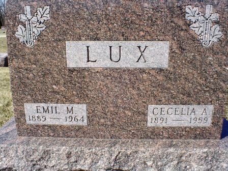 LUX, EMIL M - Jones County, Iowa | EMIL M LUX 