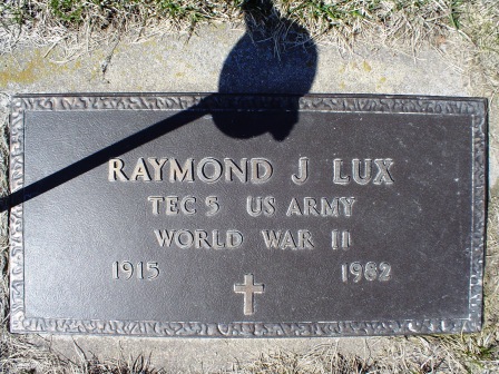 LUX, RAYMOND J - Jones County, Iowa | RAYMOND J LUX 