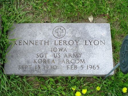 LYON, KENNETH LEROY - Jones County, Iowa | KENNETH LEROY LYON 