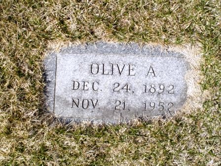 LYON, OLIVE A - Jones County, Iowa | OLIVE A LYON 