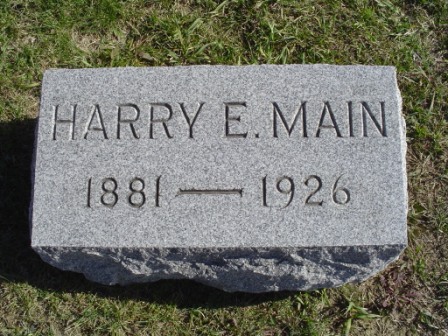 MAIN, HARRY E - Jones County, Iowa | HARRY E MAIN 
