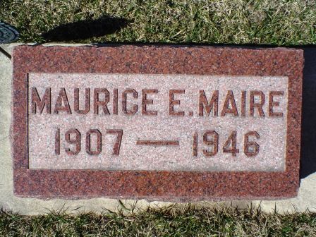 MAIRE, MAURICE E - Jones County, Iowa | MAURICE E MAIRE 