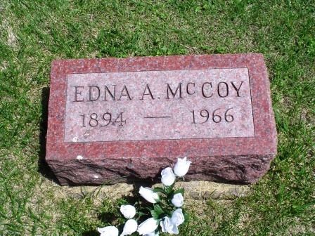 MCCOY, EDNA A - Jones County, Iowa | EDNA A MCCOY 