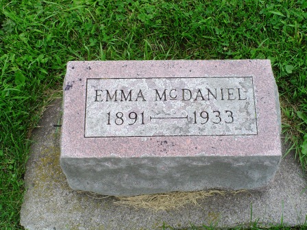 MCDANIEL, EMMA - Jones County, Iowa | EMMA MCDANIEL 
