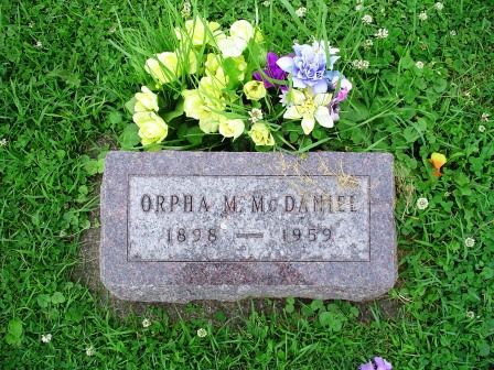 MCDANIEL, ORPHA M - Jones County, Iowa | ORPHA M MCDANIEL 