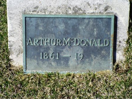 MCDONALD, ARTHUR - Jones County, Iowa | ARTHUR MCDONALD 