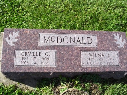 MCDONALD, ORVILLE D - Jones County, Iowa | ORVILLE D MCDONALD 