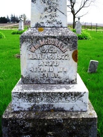 MCDONALD, WM - Jones County, Iowa | WM MCDONALD 