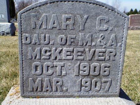 MCKEEVER, MARY C - Jones County, Iowa | MARY C MCKEEVER 