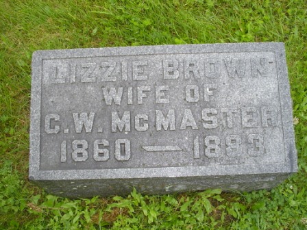 BROWN MCMASTER, LIZZIE - Jones County, Iowa | LIZZIE BROWN MCMASTER 