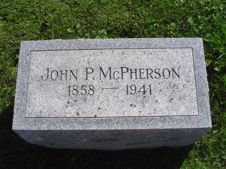 MCPHERSON, JOHN P. - Jones County, Iowa | JOHN P. MCPHERSON 