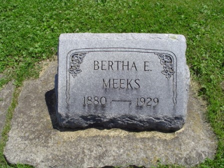 MEEKS, BERTHA E - Jones County, Iowa | BERTHA E MEEKS 