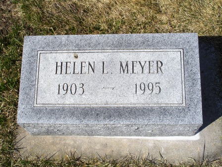 MEYER, HELEN L - Jones County, Iowa | HELEN L MEYER 