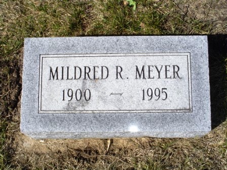 MEYER, MILDRED R - Jones County, Iowa | MILDRED R MEYER 