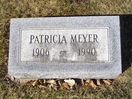 MEYER, PATRICIA - Jones County, Iowa | PATRICIA MEYER 