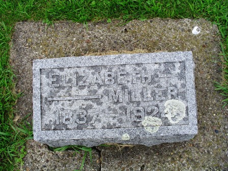 MILLER, ELIZABETH - Jones County, Iowa | ELIZABETH MILLER 