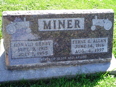 MINER, FERNE E - Jones County, Iowa | FERNE E MINER 
