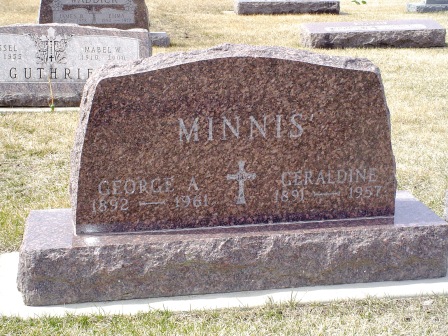 MINNIS, GEORGE A - Jones County, Iowa | GEORGE A MINNIS 