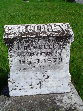 MULLETT, CAROLINE W - Jones County, Iowa | CAROLINE W MULLETT 