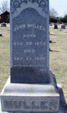 MULLER, JOHN - Jones County, Iowa | JOHN MULLER 