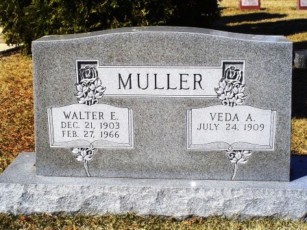 MULLER, WALTER E - Jones County, Iowa | WALTER E MULLER 
